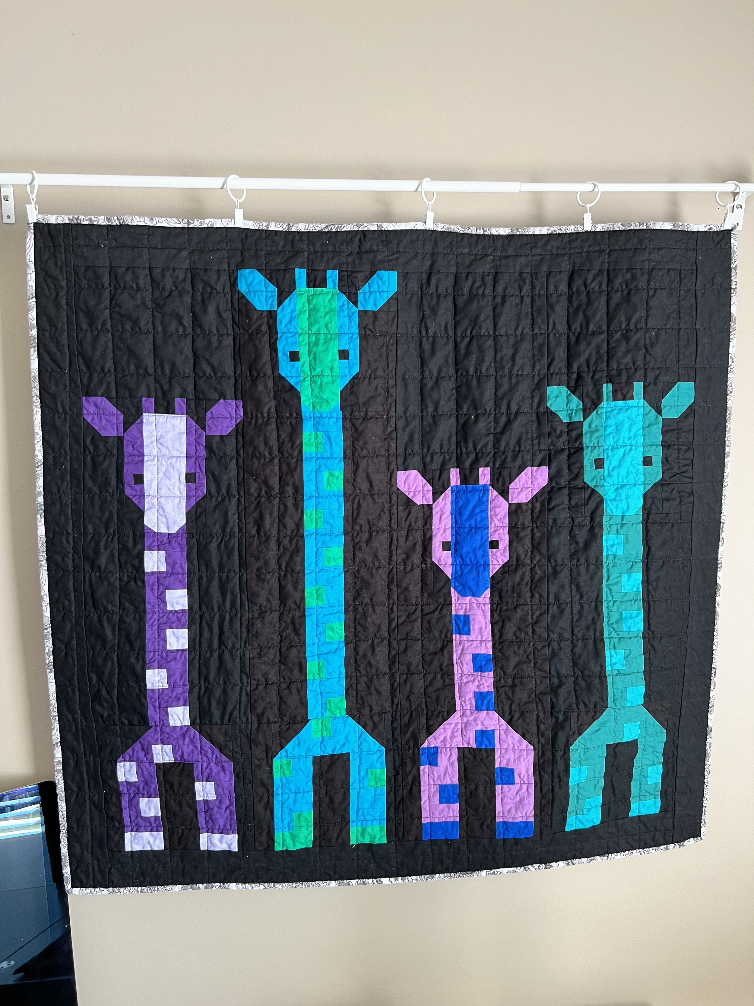 Giraffes in a Row pattern by Lorna McMahon of Sew Fresh Quilts