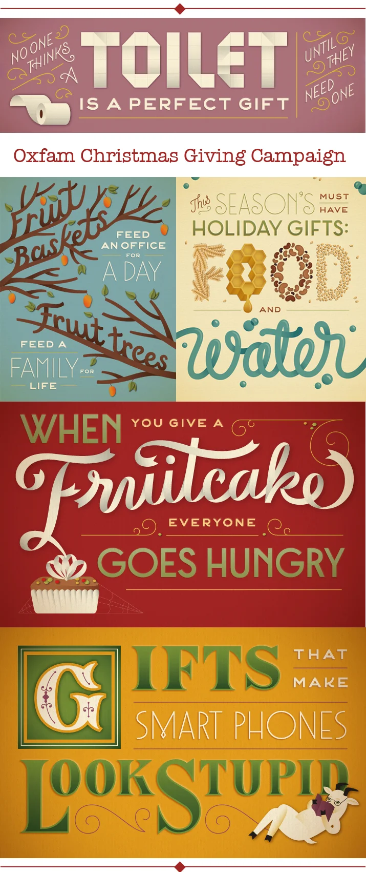 aww yeah: Oxfam Christmas Giving Campaign