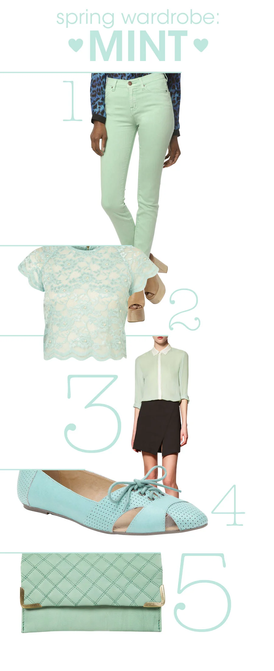 wear it: mint