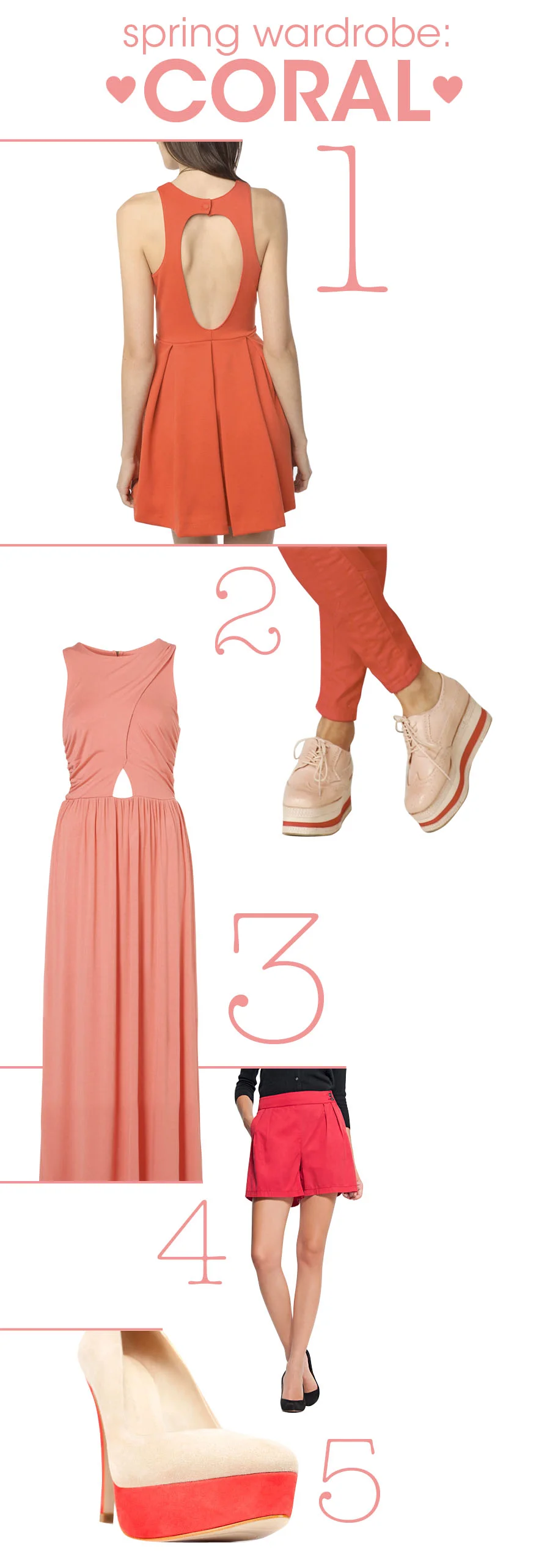 wear it: coral