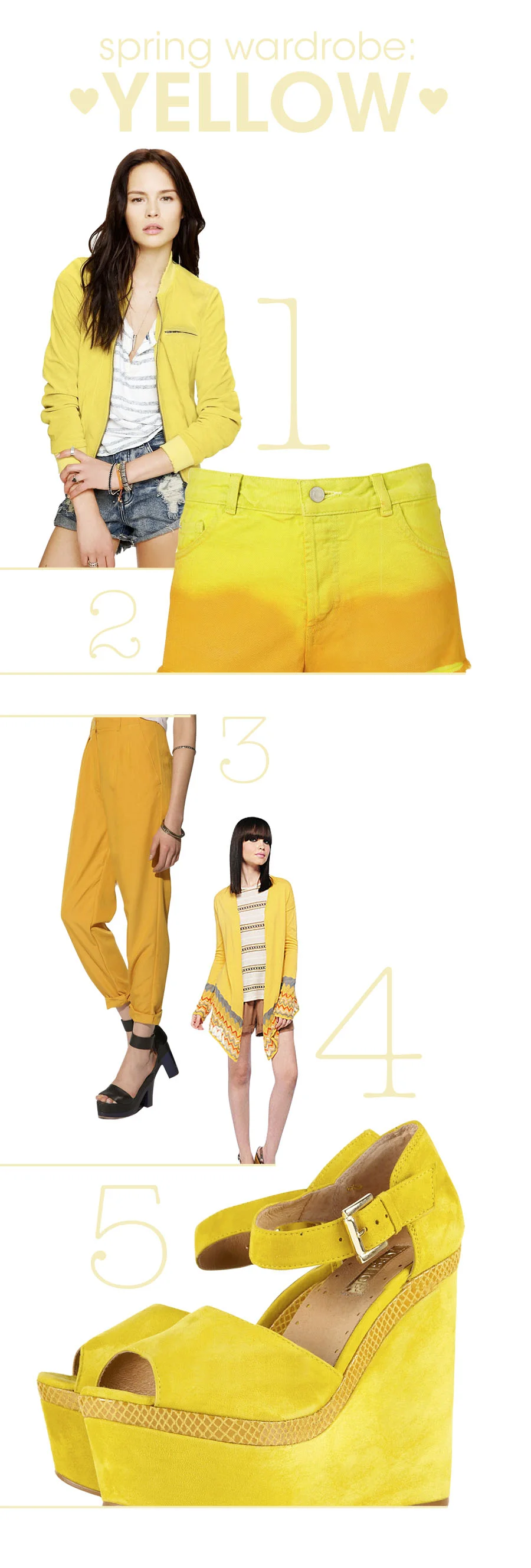wear it: yellow