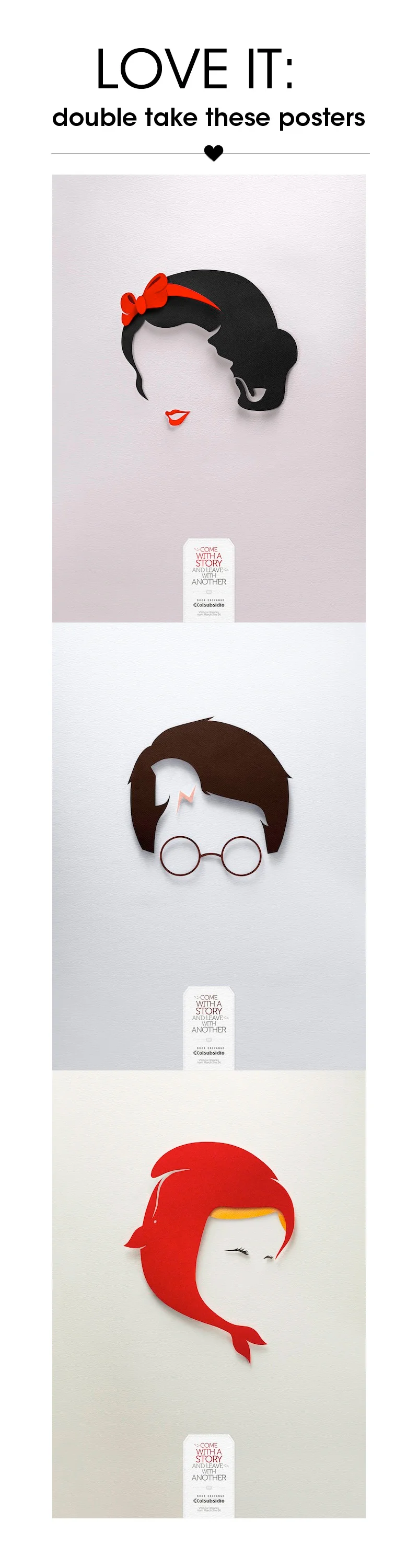 love it: double take these posters