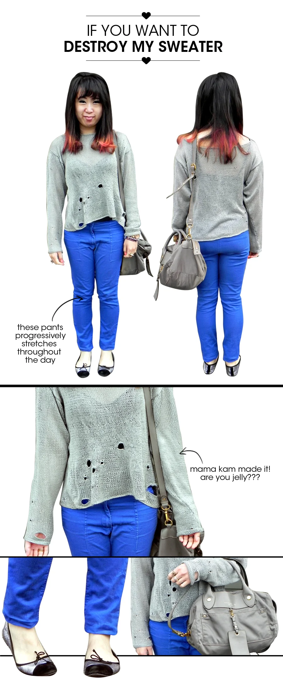 wear it: destroy my sweater