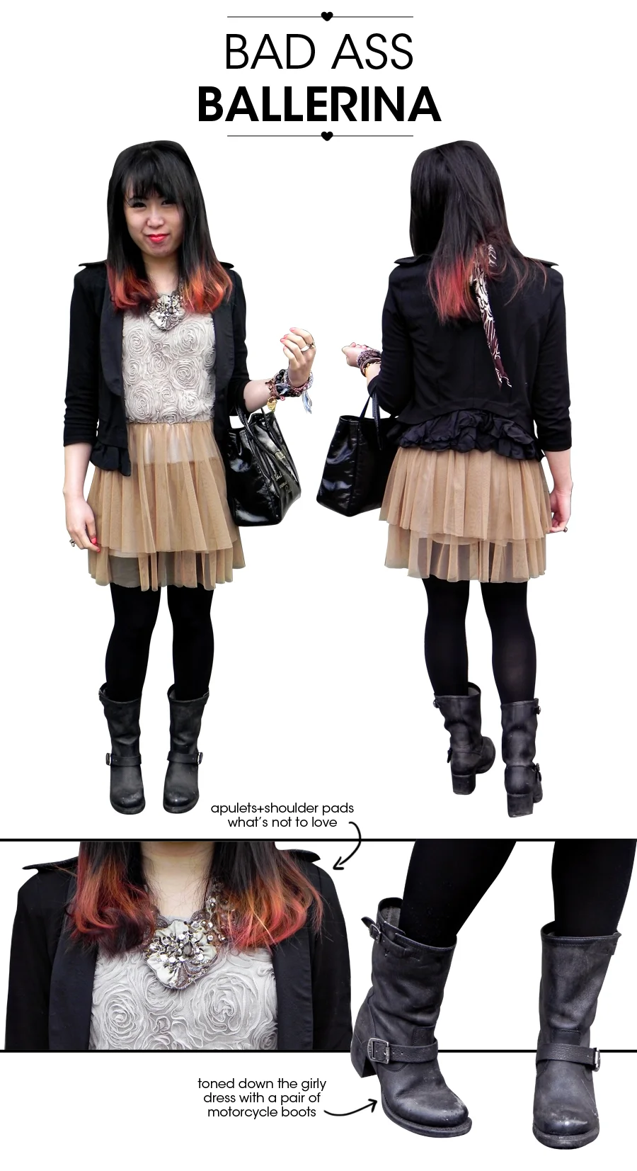 wear it: bad ass ballerina