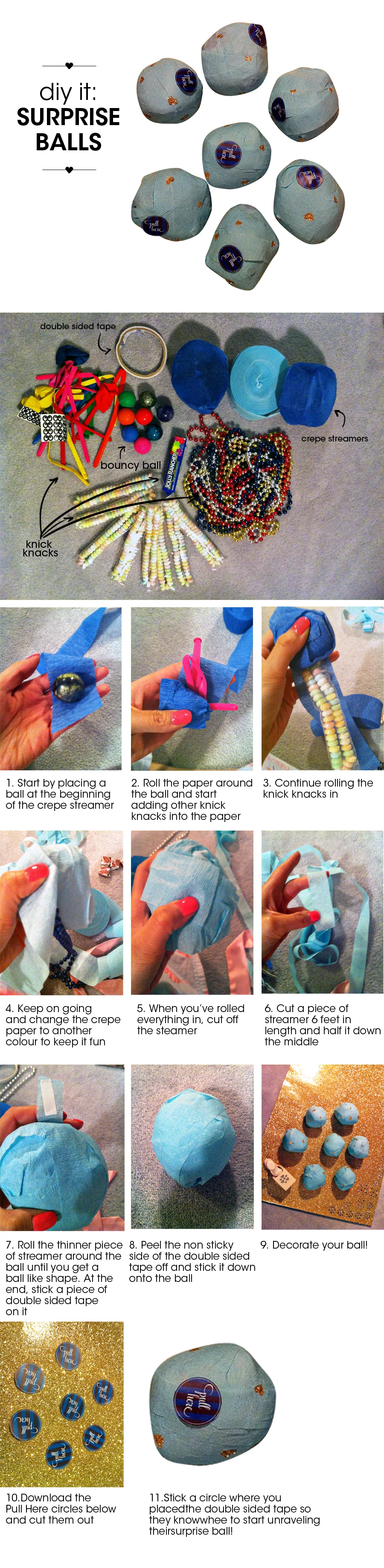 DIY it: surprise balls
