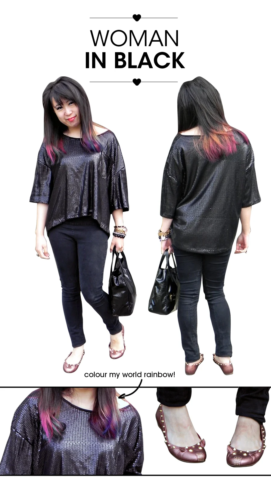 wear it: woman in black