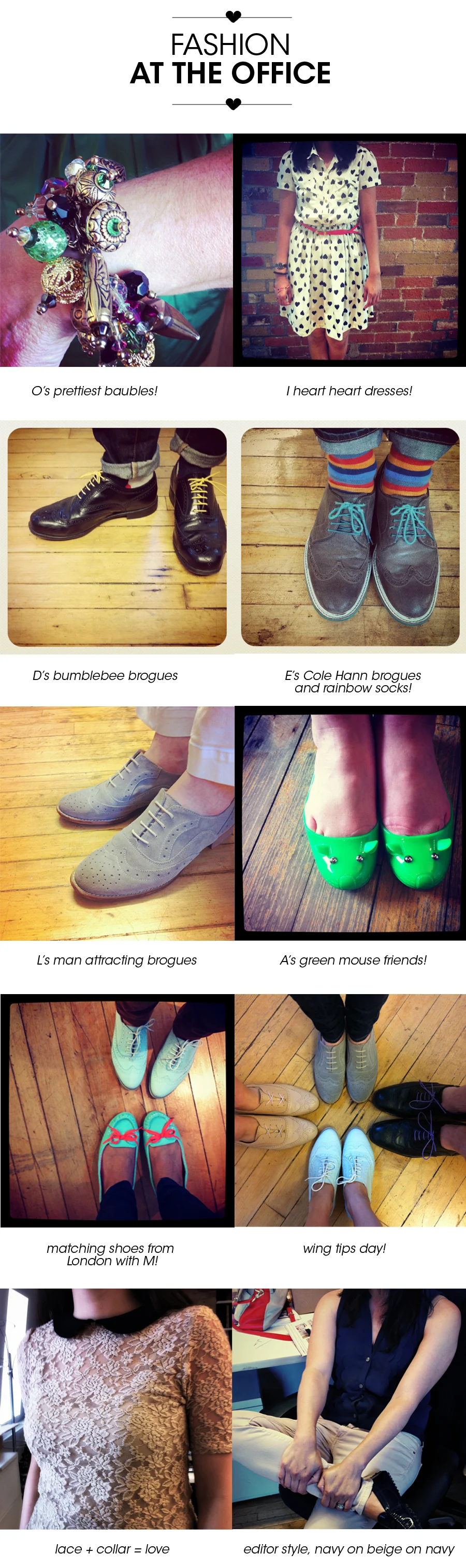 love it: office fashion-brogues galore