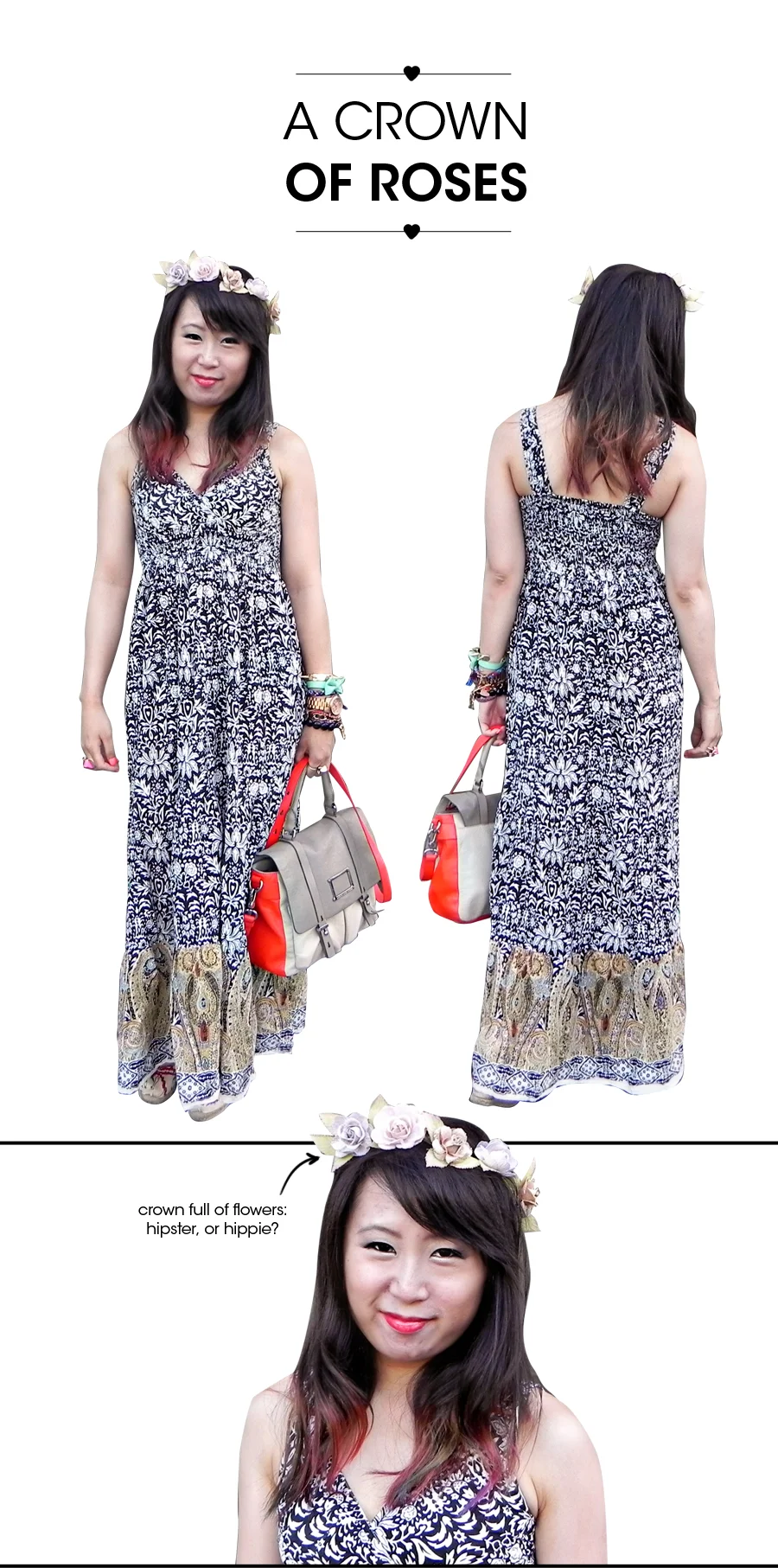 wear it: a crown of roses