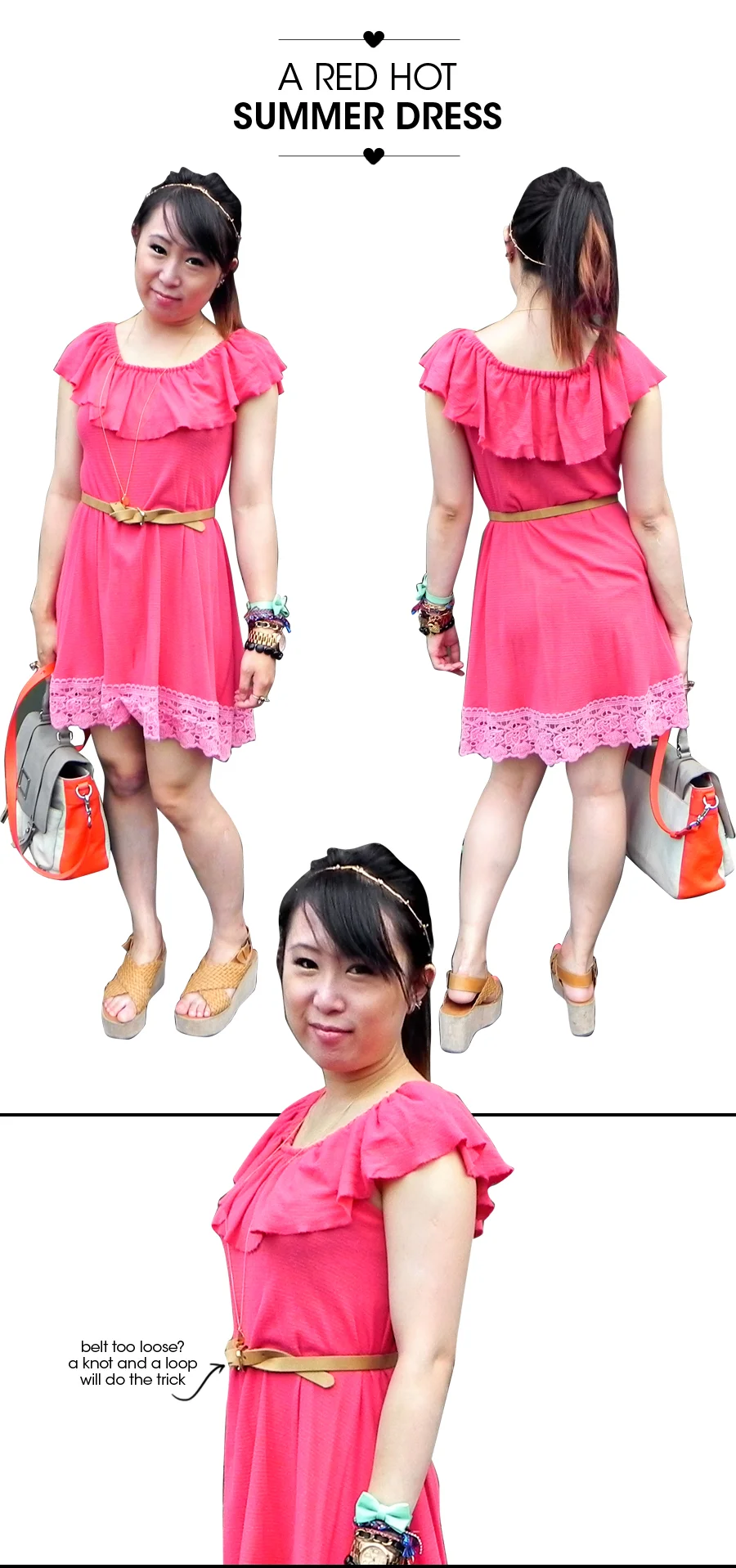 wear it: red hot summer dress