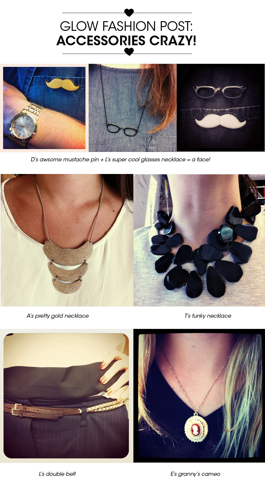 Glow Office Fashion: accessories crazy!