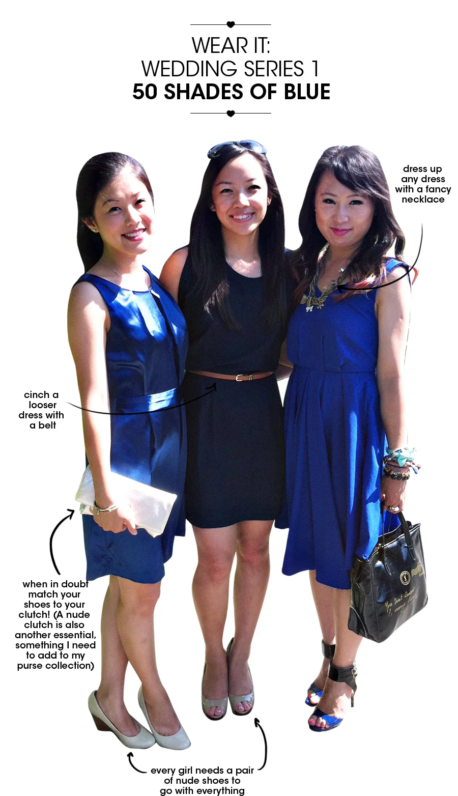 wear it: [wedding series 1] - fifty shades of blue