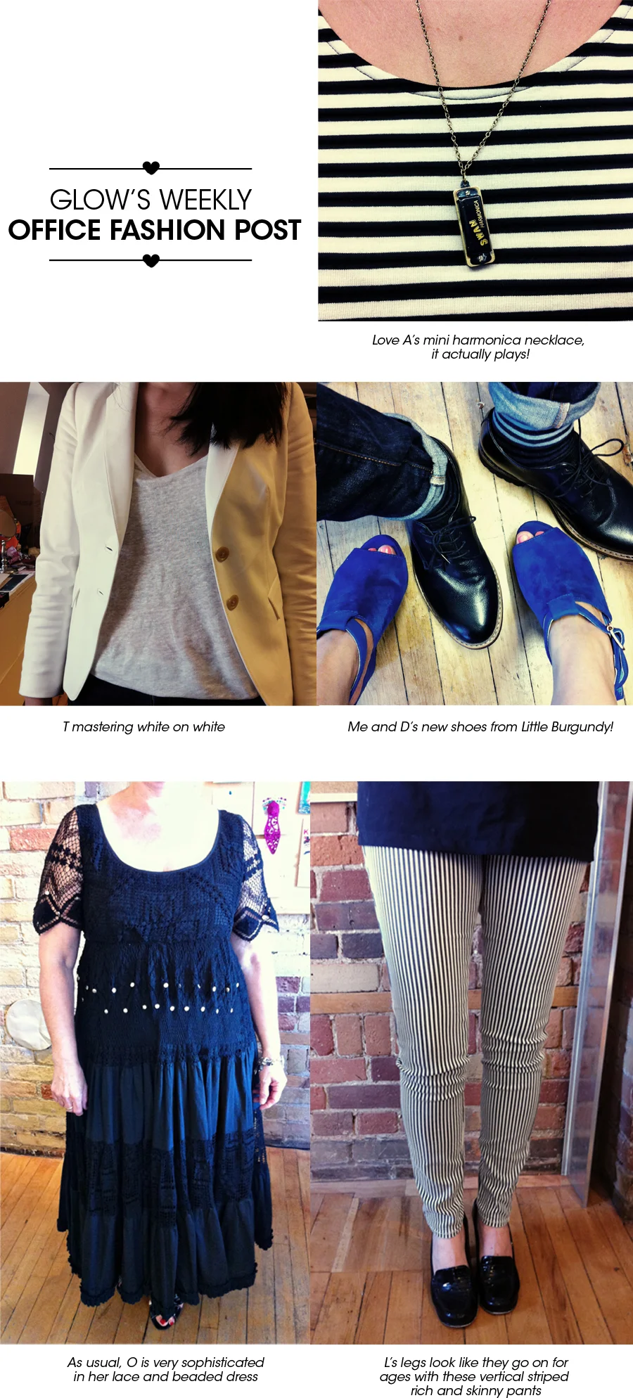 love it: Glow's office fashion 