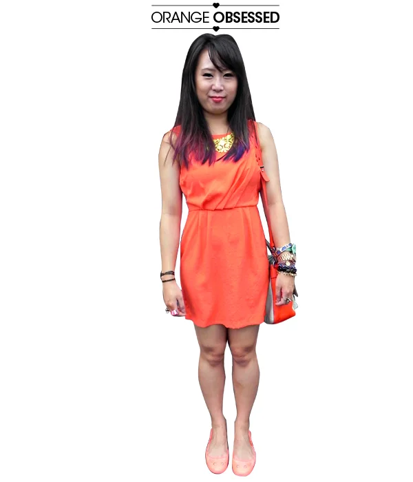 wear it: orange obsessed