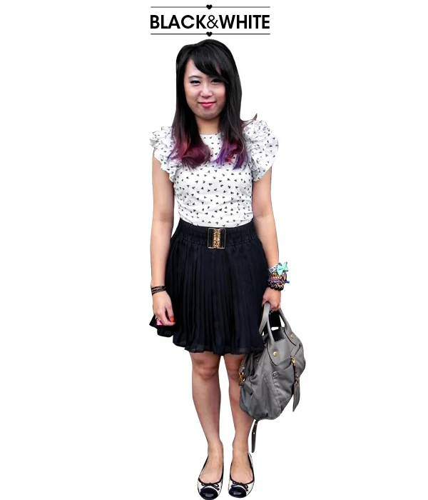 wear it: black & white