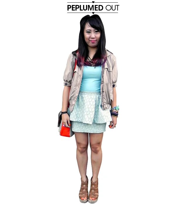 wear it: peplumed out