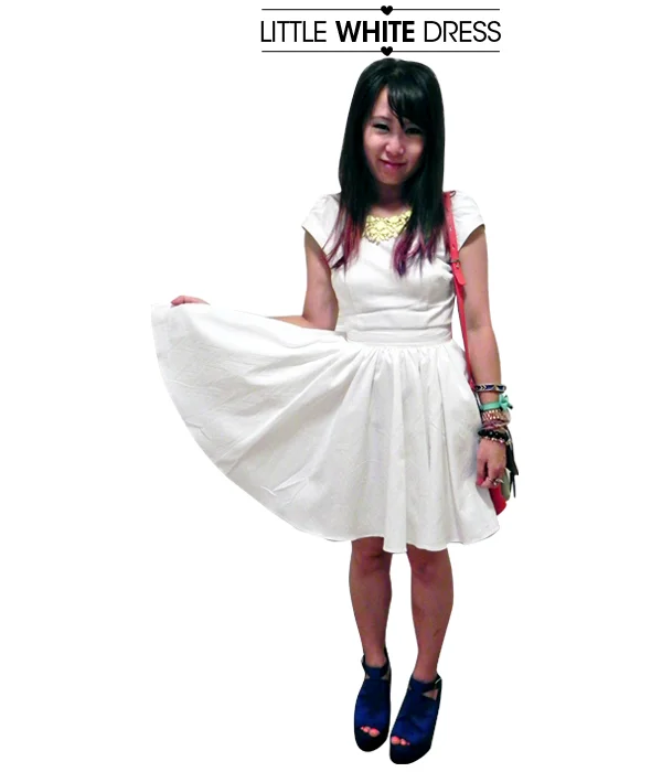 wear it: little white dress
