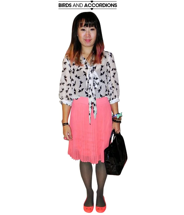 wear it: birds and accordions & a j crew special!