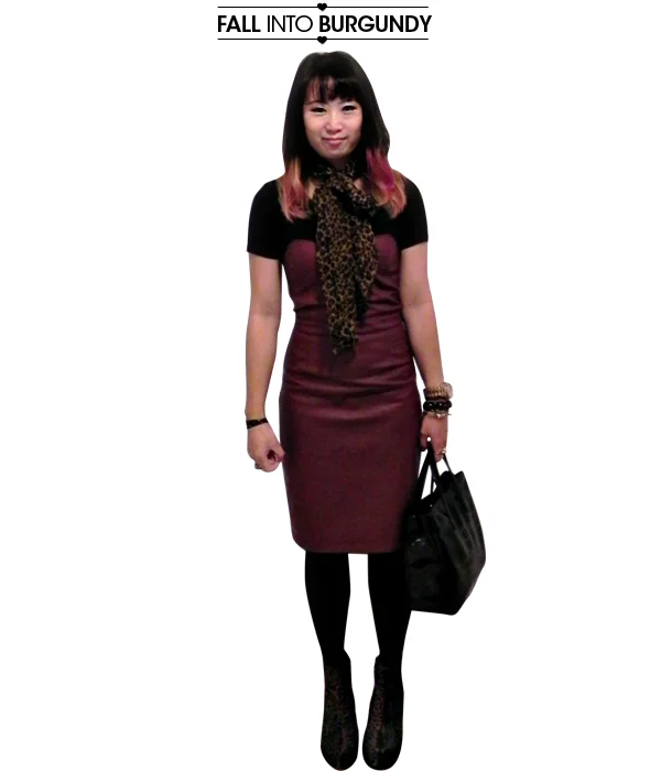 wear it: fall into burgundy