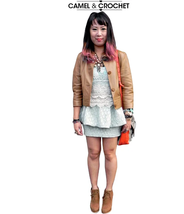 wear it: camel & crochet