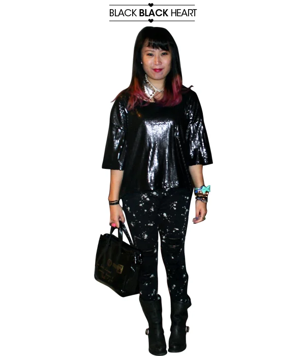 wear it: black black heart
