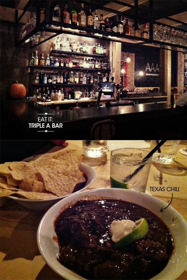 eat it: Triple A Bar