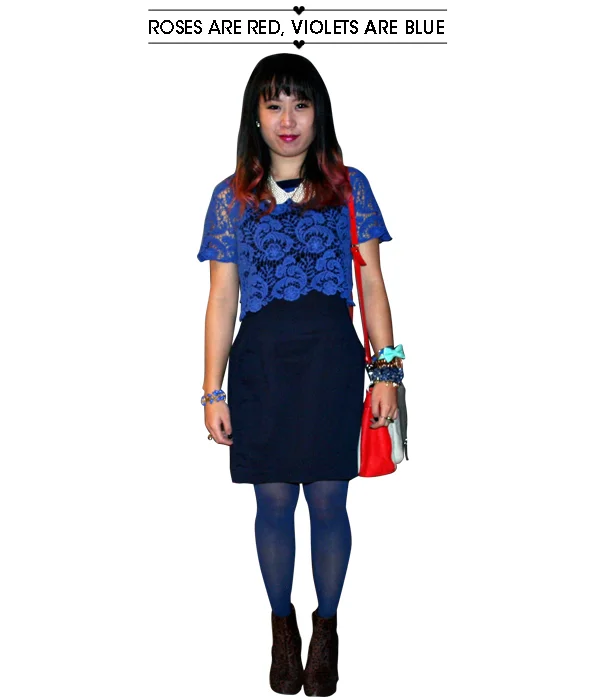 wear it: roses are red, violets are blue