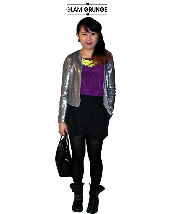 wear it: glam grunge