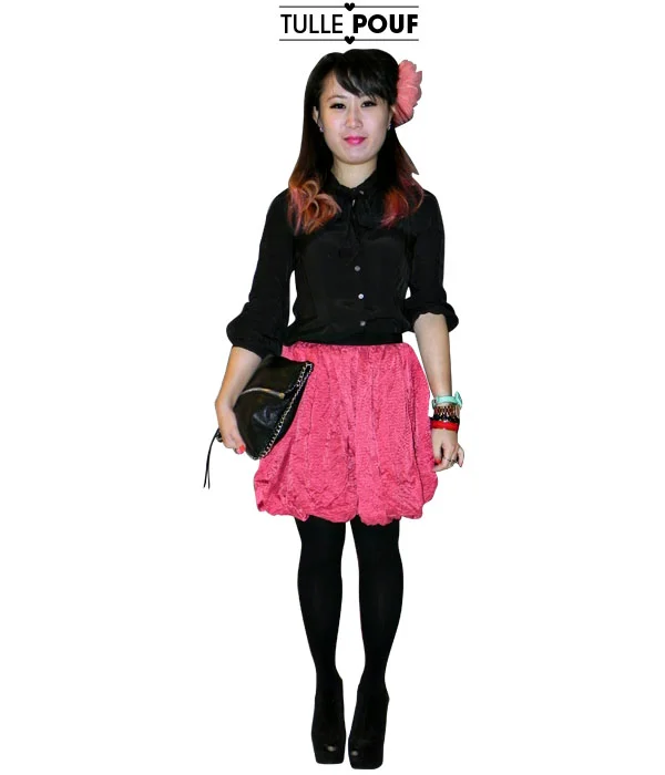 wear it : tulle pouf