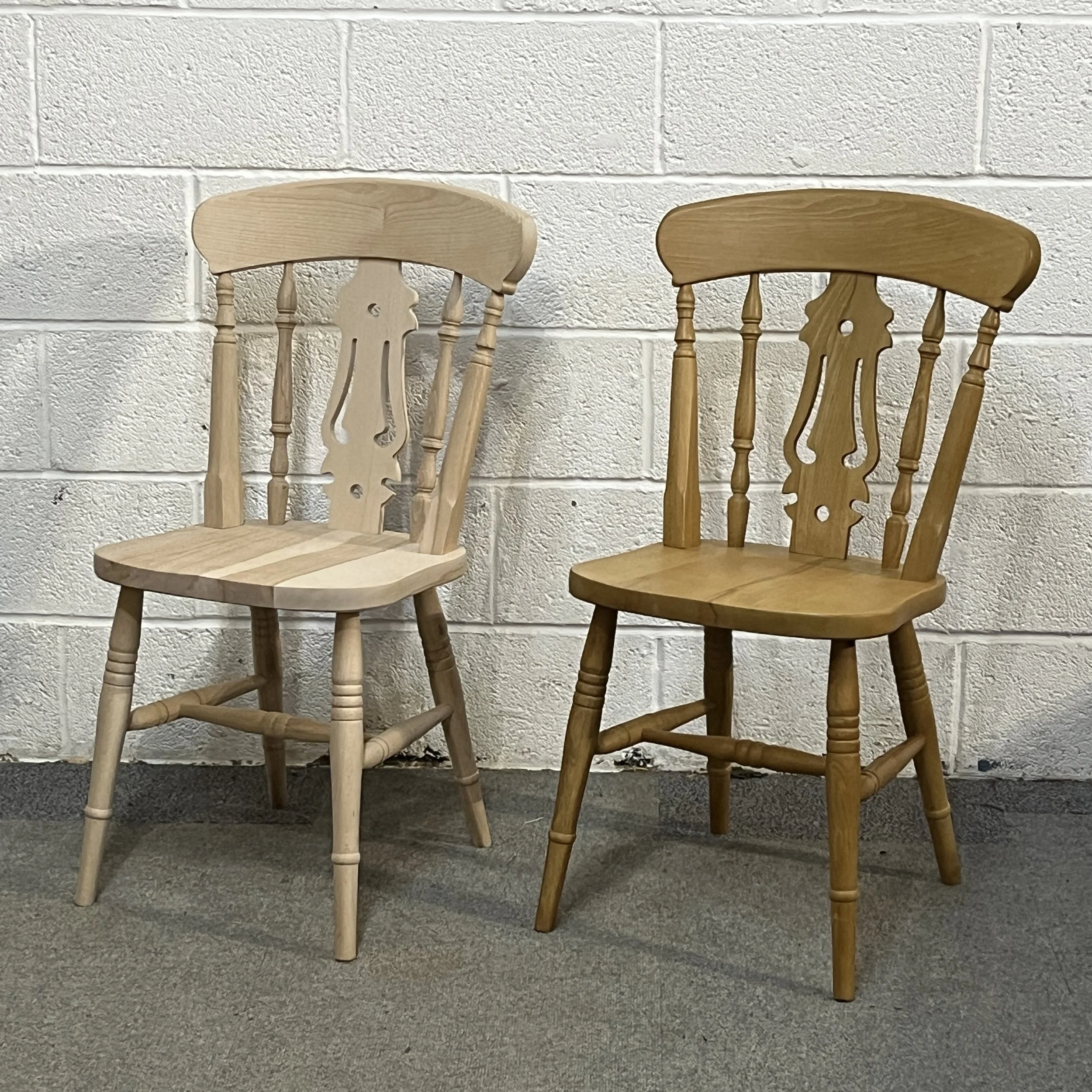 New Beech Fiddleback Chairs Pinefinders