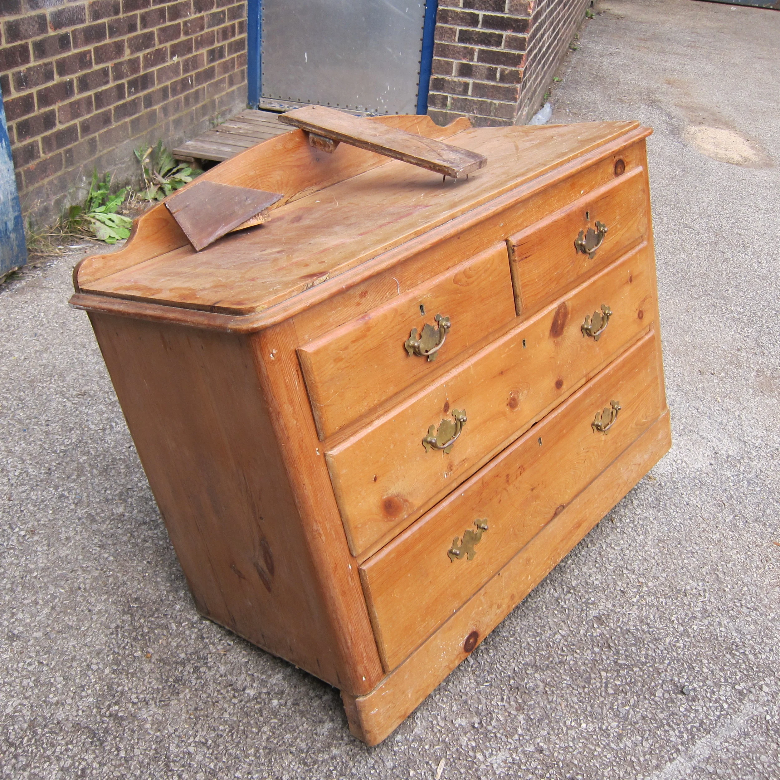 A Victorian pine chest of drawers to restore — Specialists In