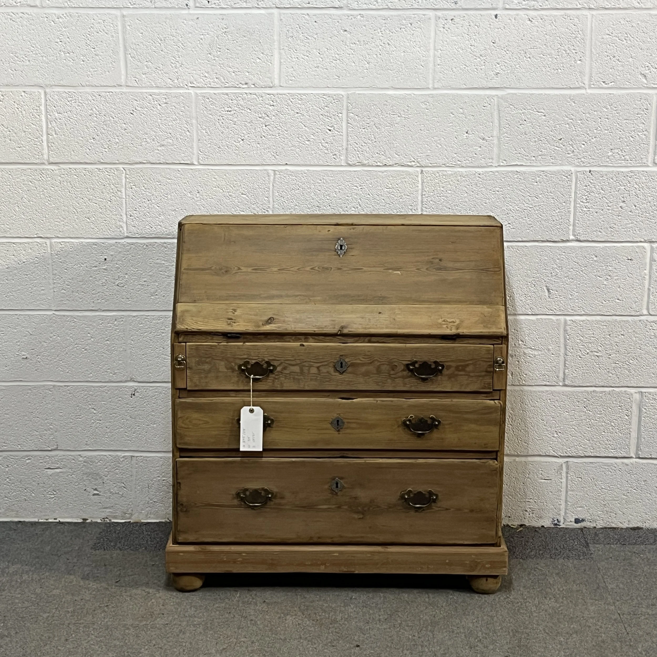 Small English Old Pine Bureau