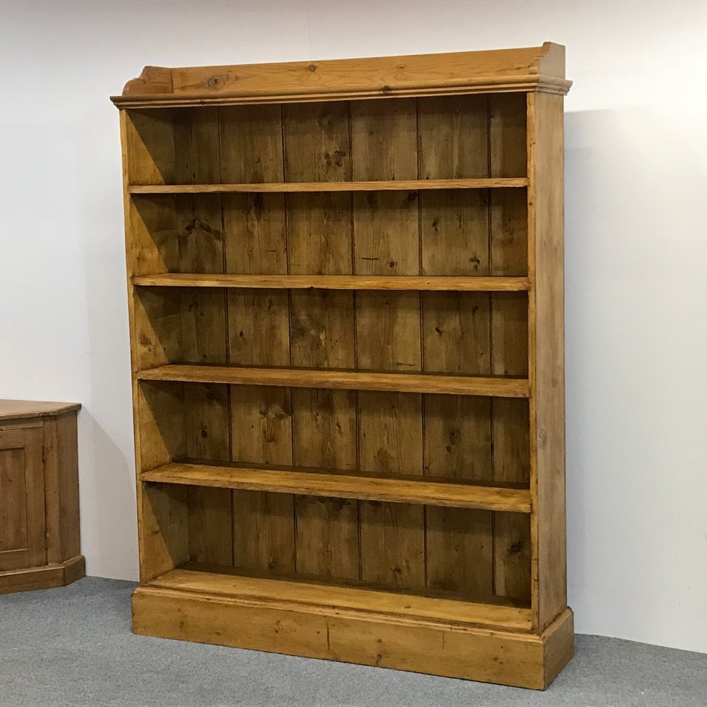 Large pine bookcase