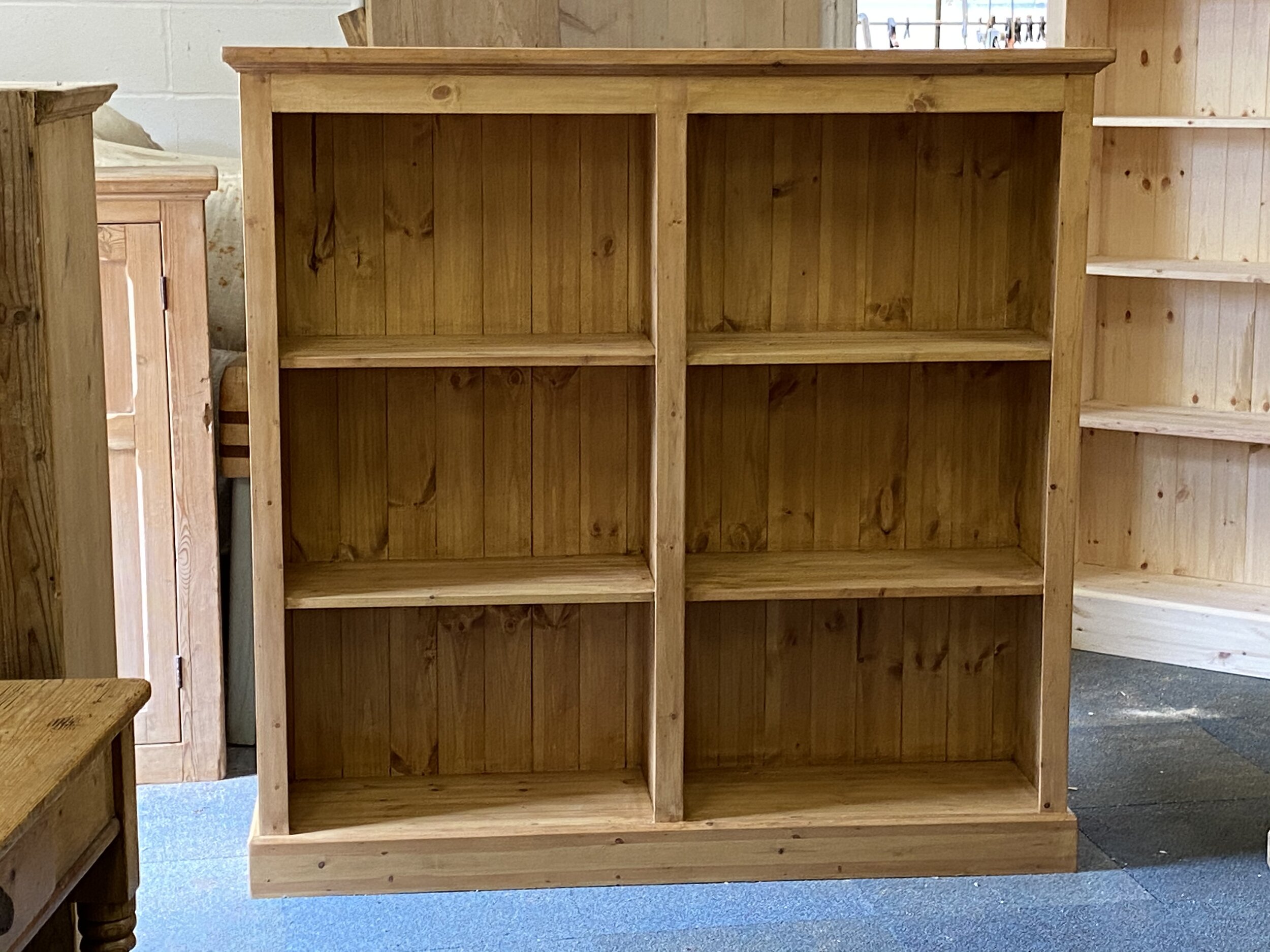 Pine filing bookcase