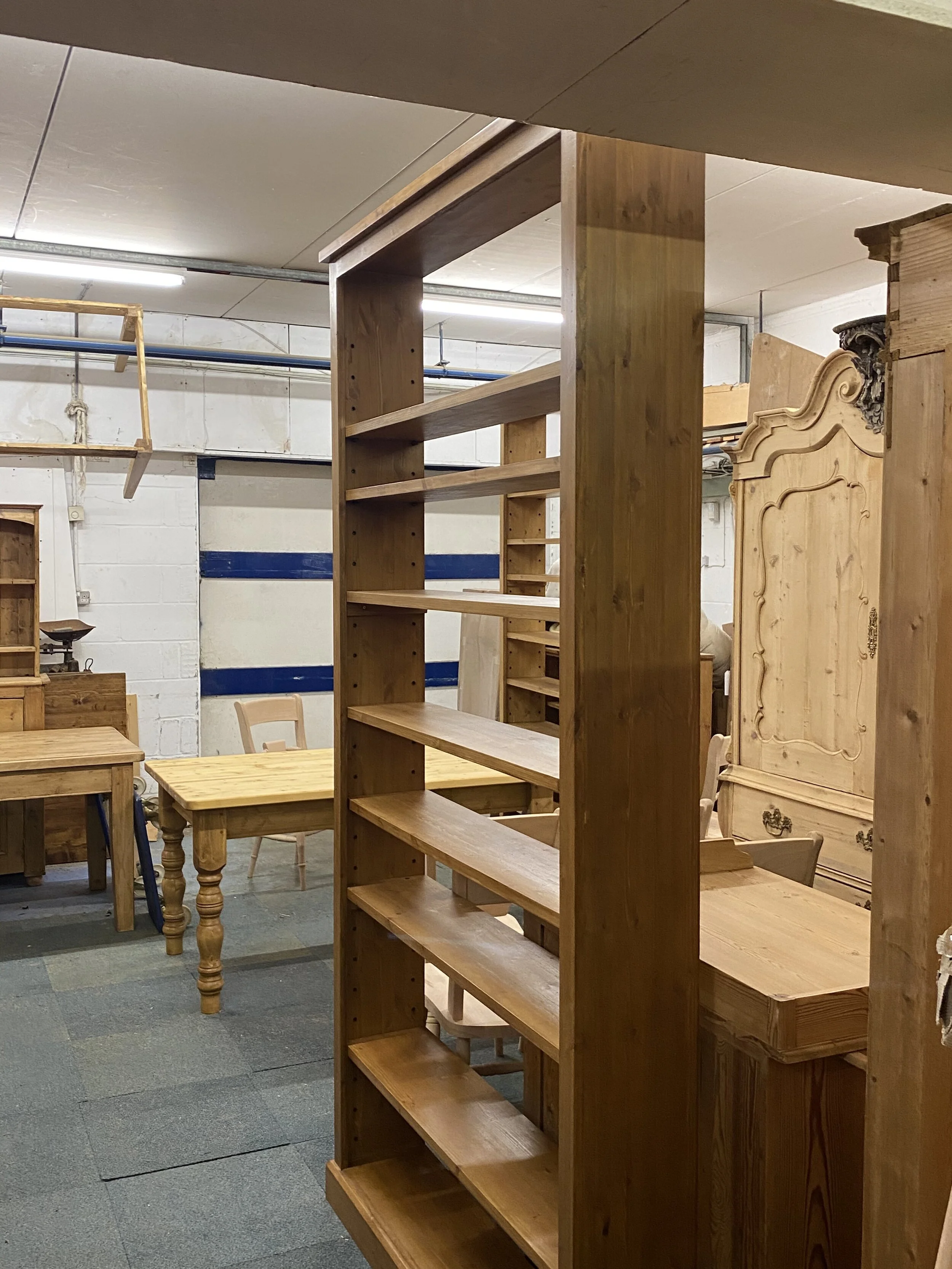 Made To Measure Pine Bookcases Order Online Nationwide Delivery