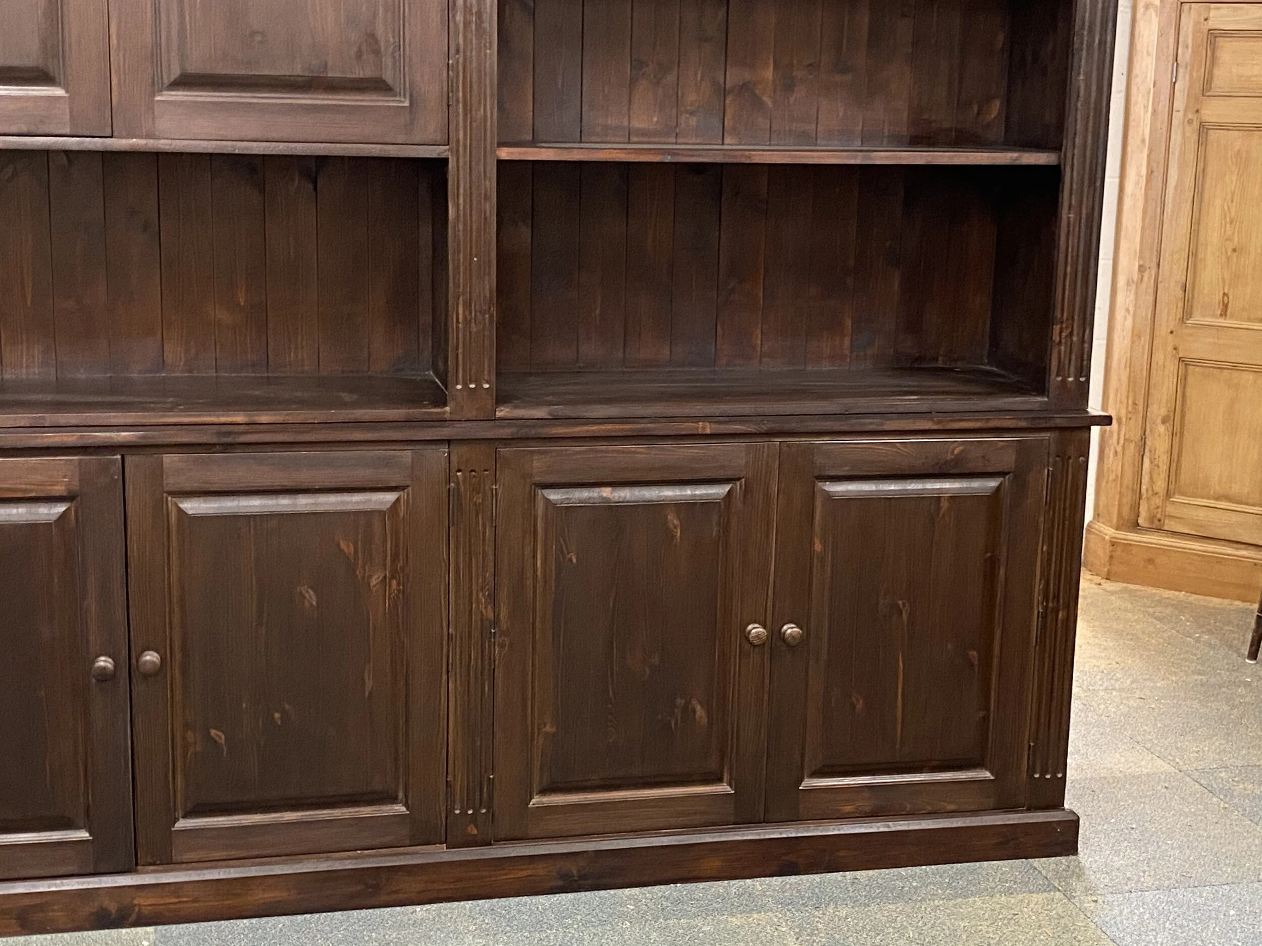 Made To Measure Pine Bookcases — Pinefinders Old Pine Furniture