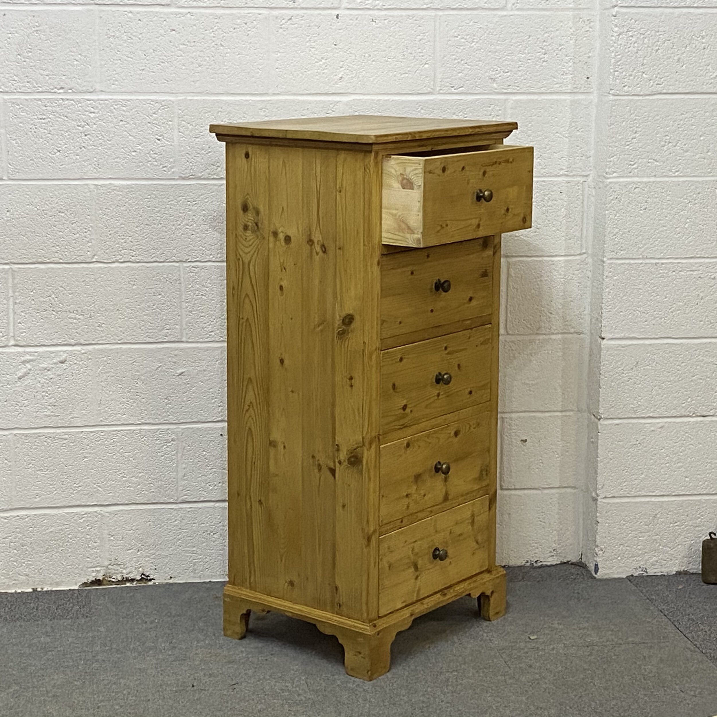 Tall pine chest of drawers