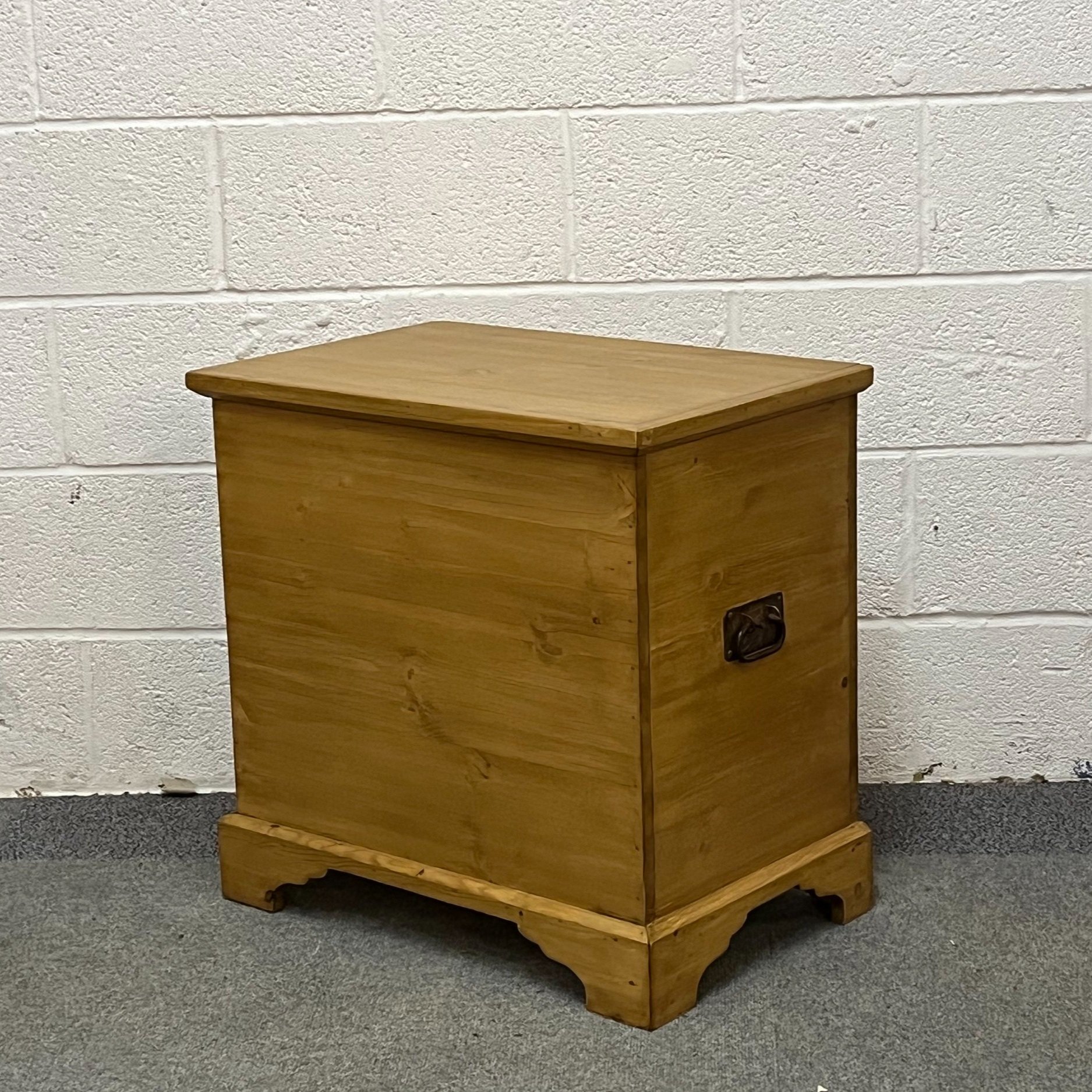 Small handmade pine box