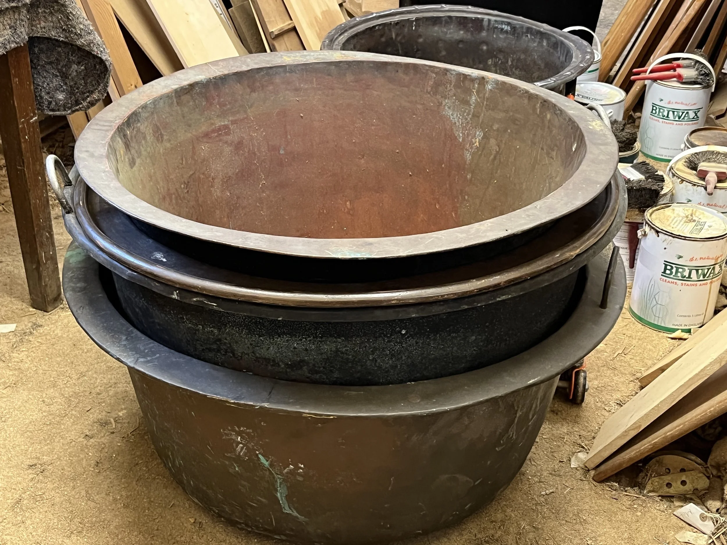 Antique cauldrons