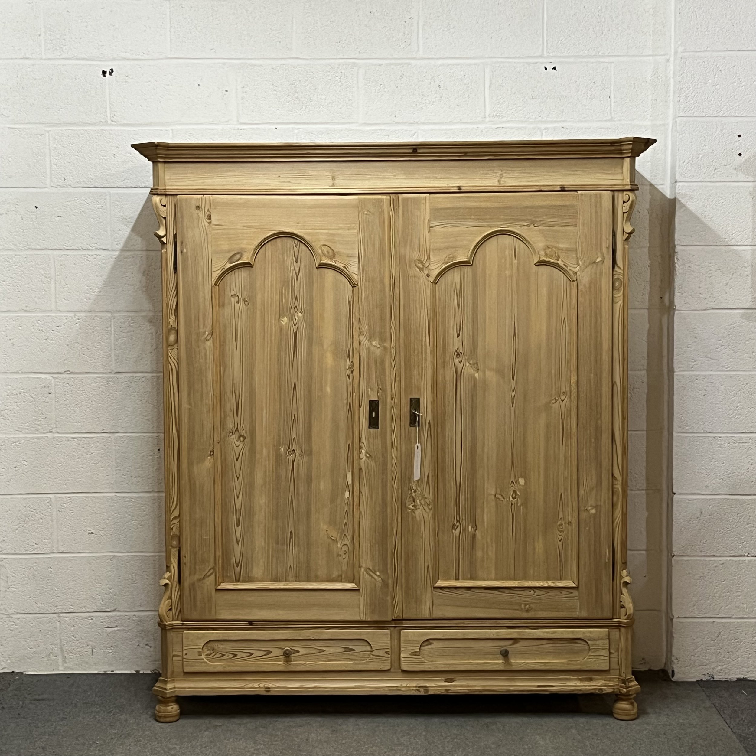 Large Pine Wardrobe Which Dismantles For Delivery