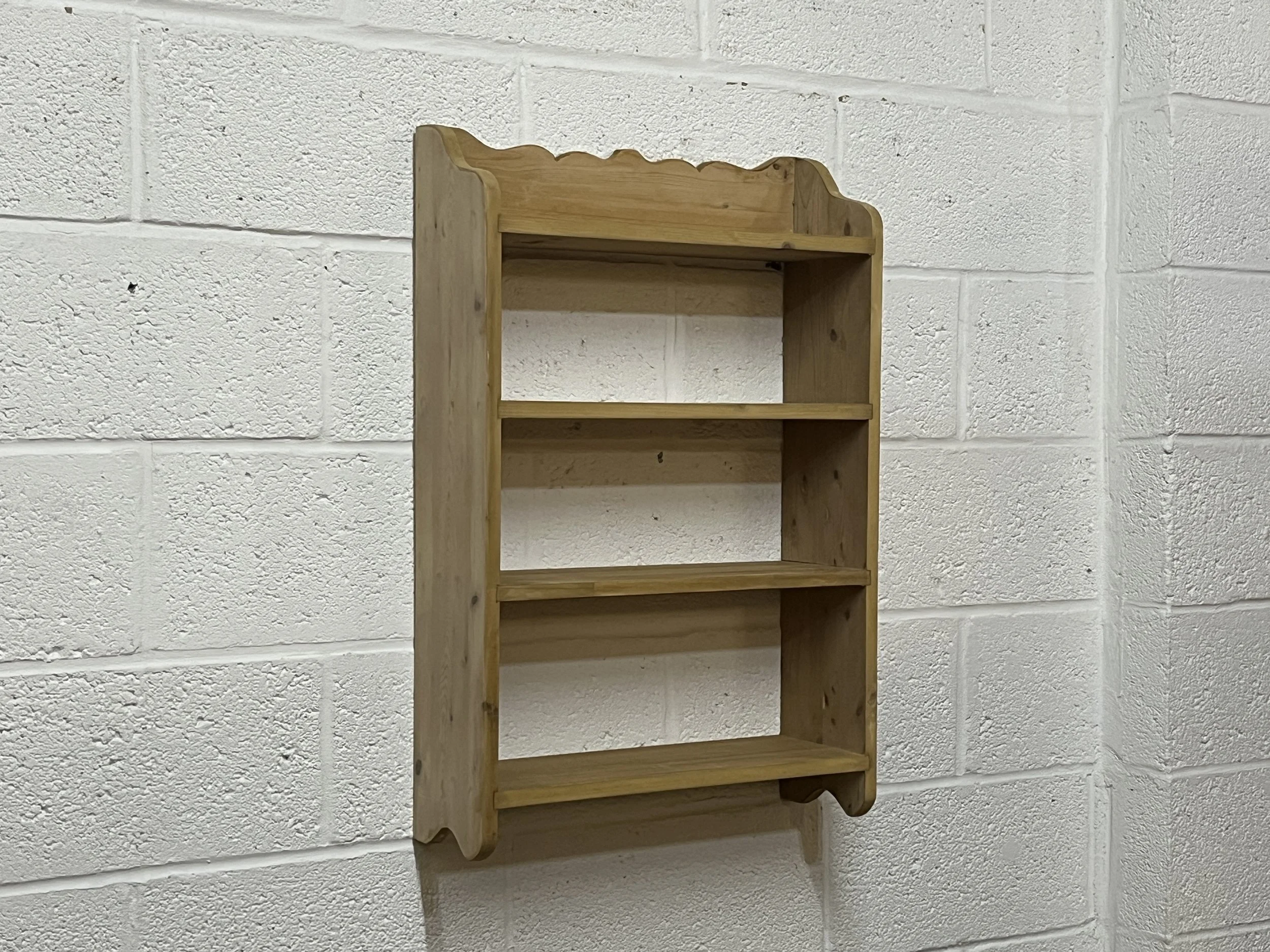 small hanging shelving unit