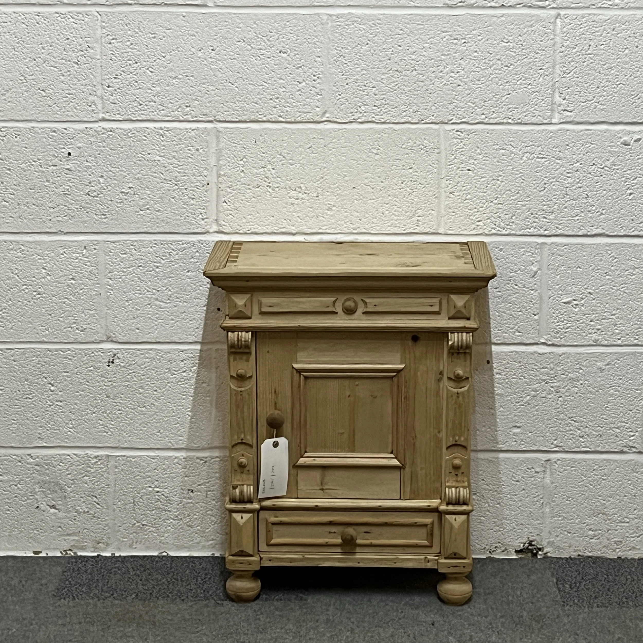 Very Small 1 Door Cupboard With Bottom Drawer