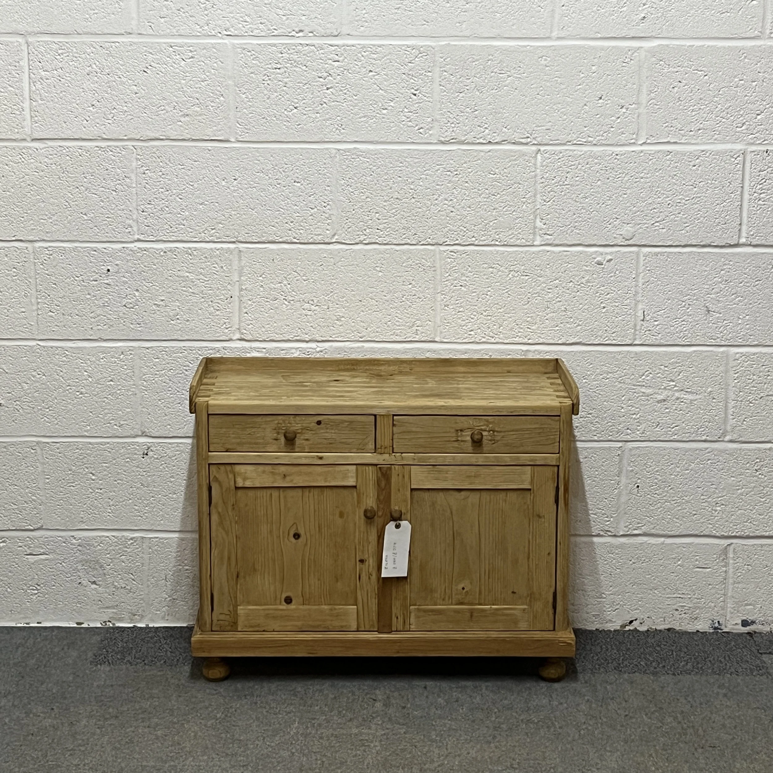 Small Antique Pine Shoe Cupboard