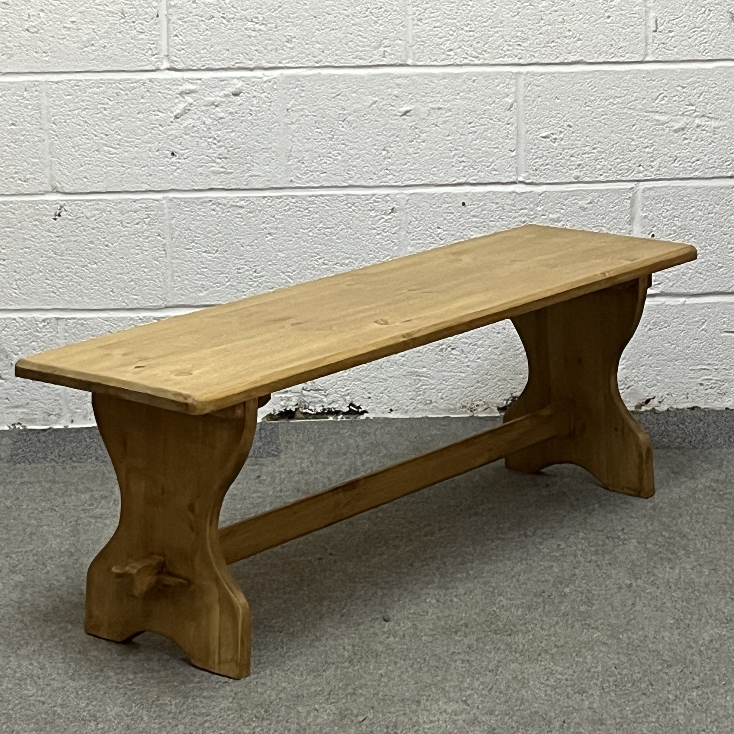 pine bench made to size