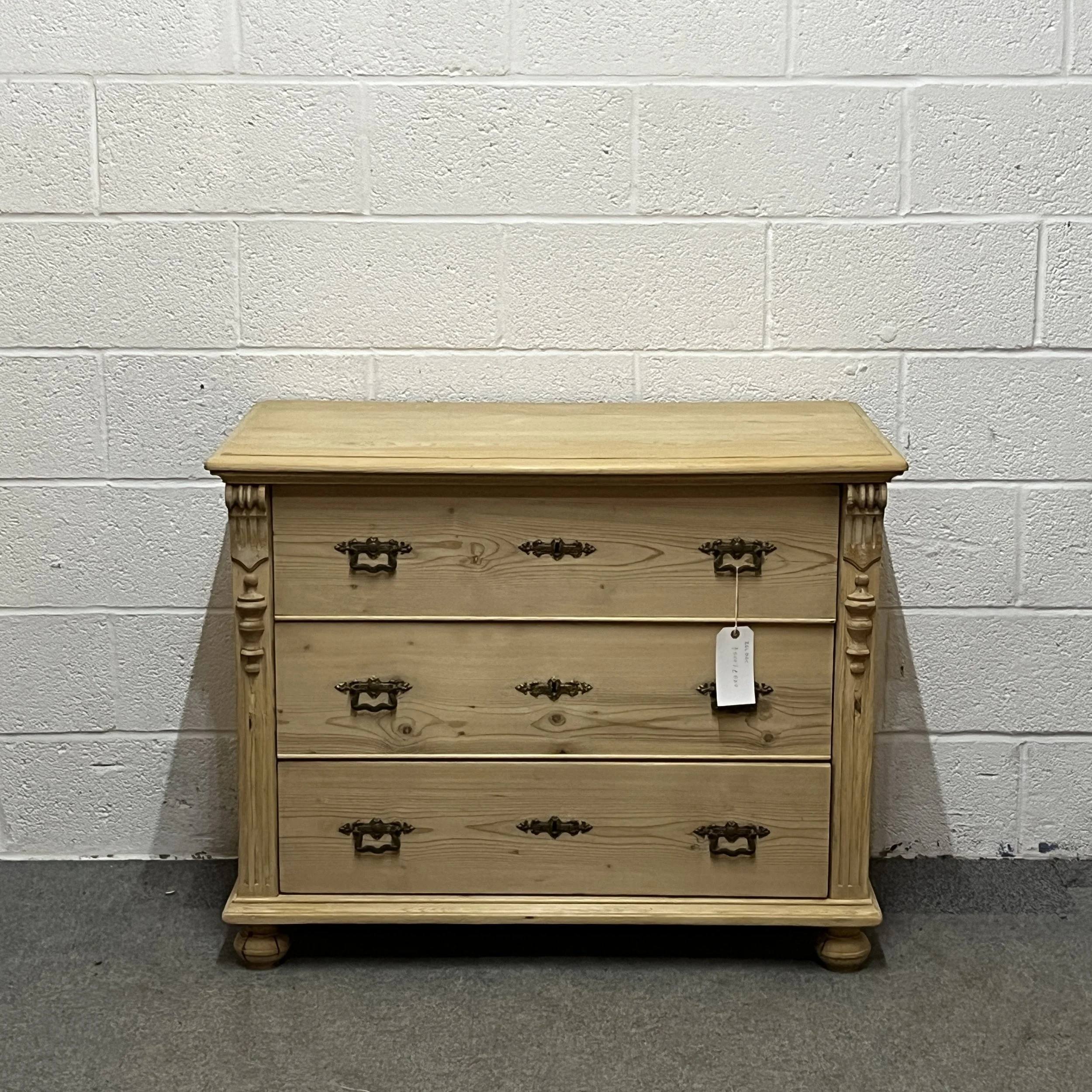 Antique Pine Chest Of Drawers
