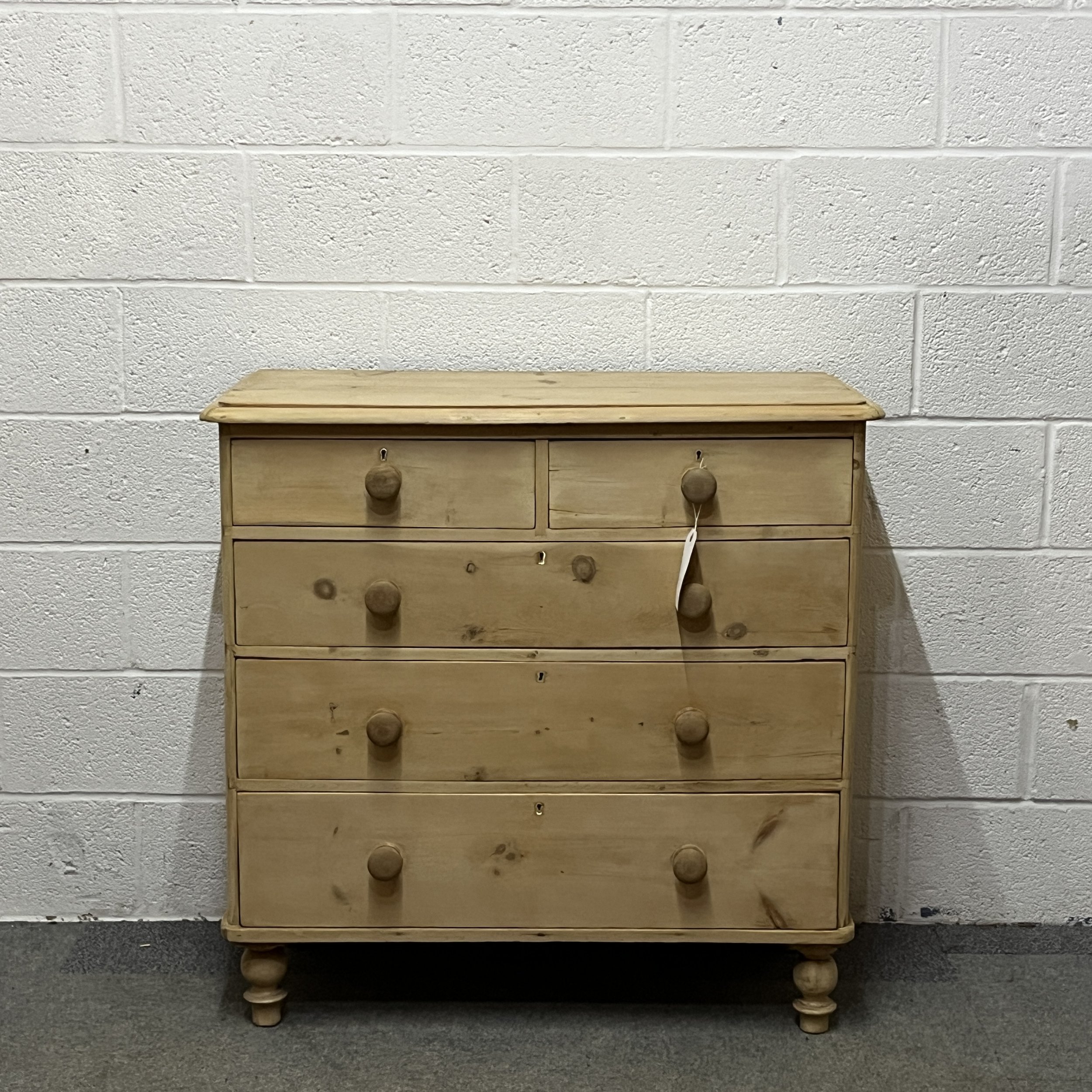 Victorian Pine Chest Of Drawers