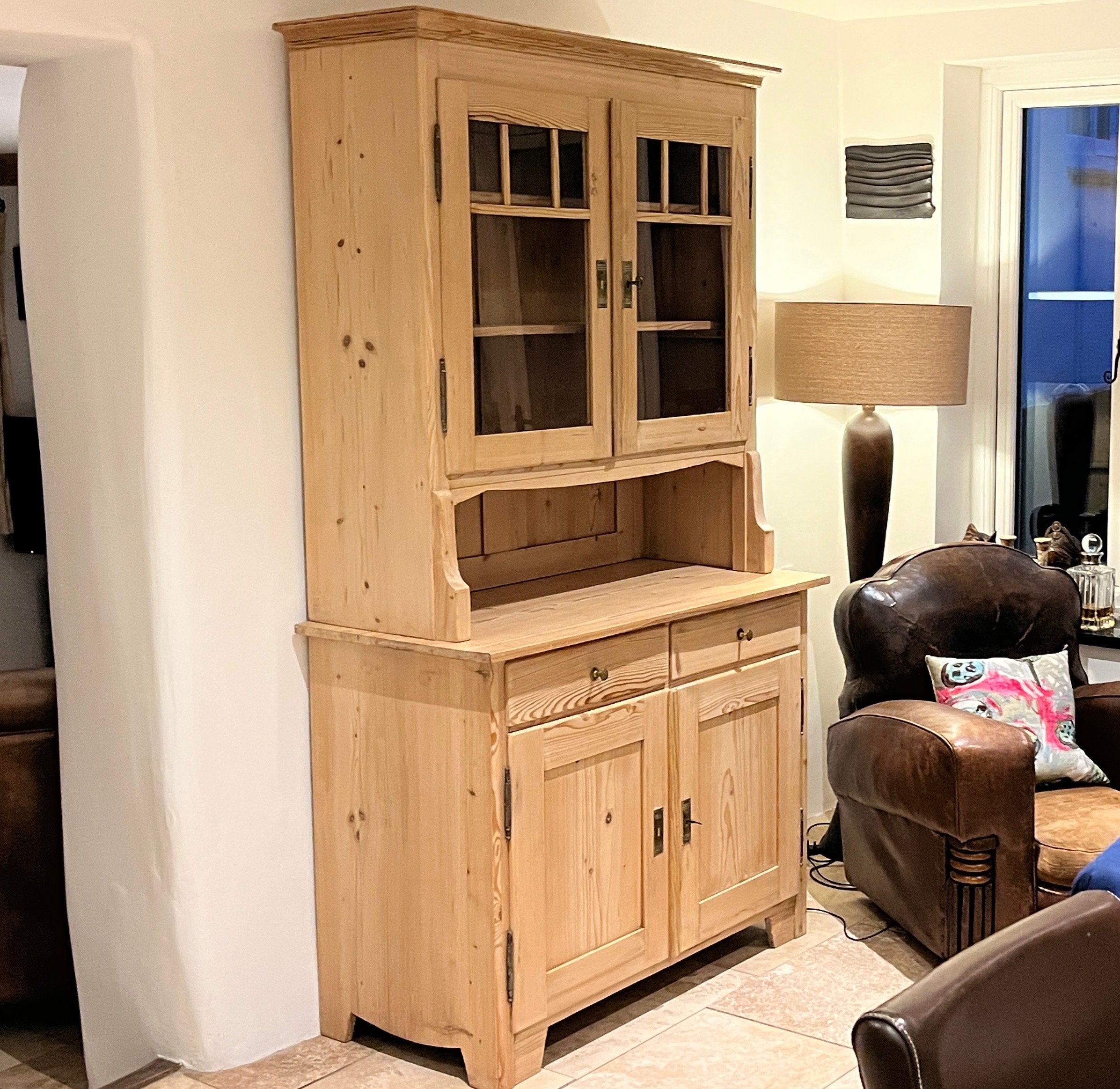 Large old pine dresser