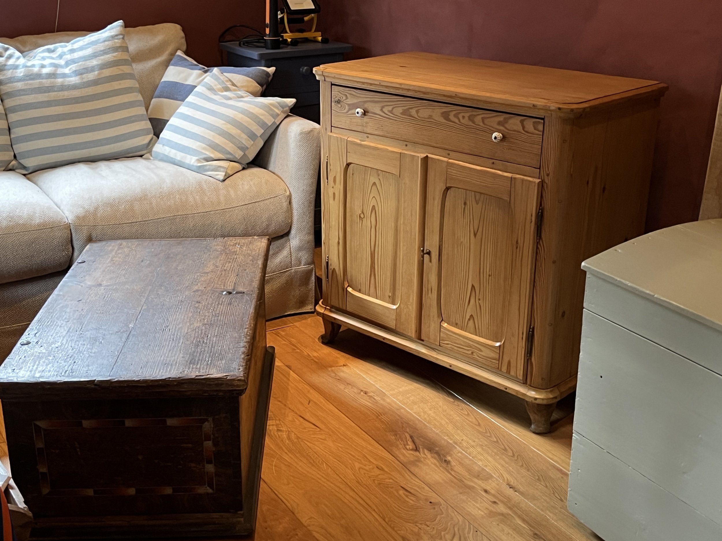 Antique pine cupboard