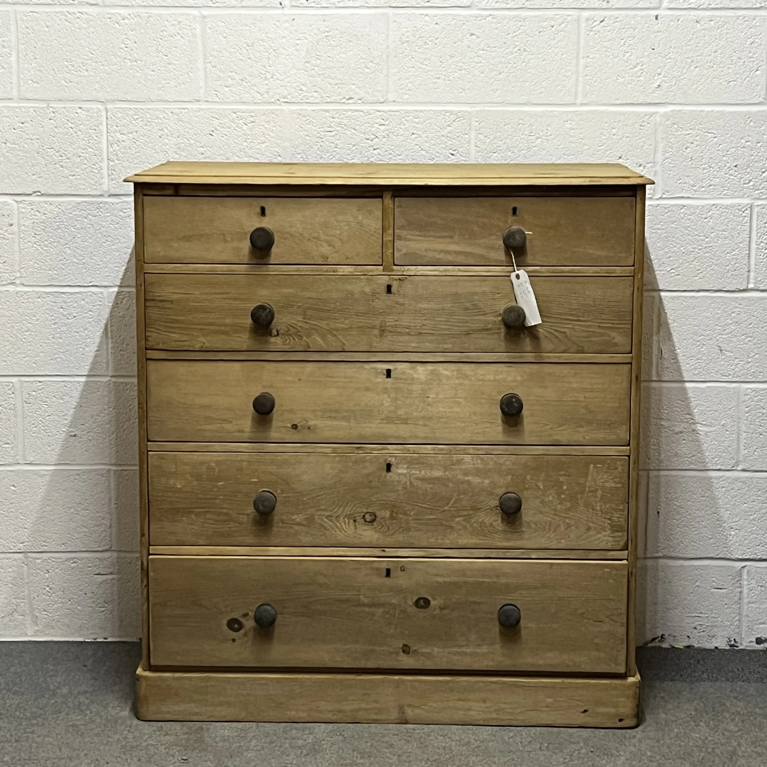 Extremely Large Victorian Pine Chest Of Drawers