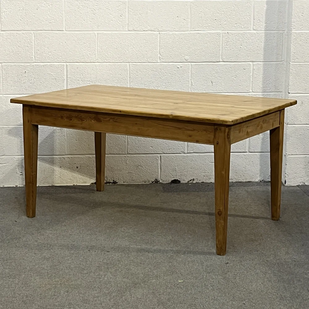 5' x 3' Tapered Leg Pine Table Made From Old Boards (D1502D