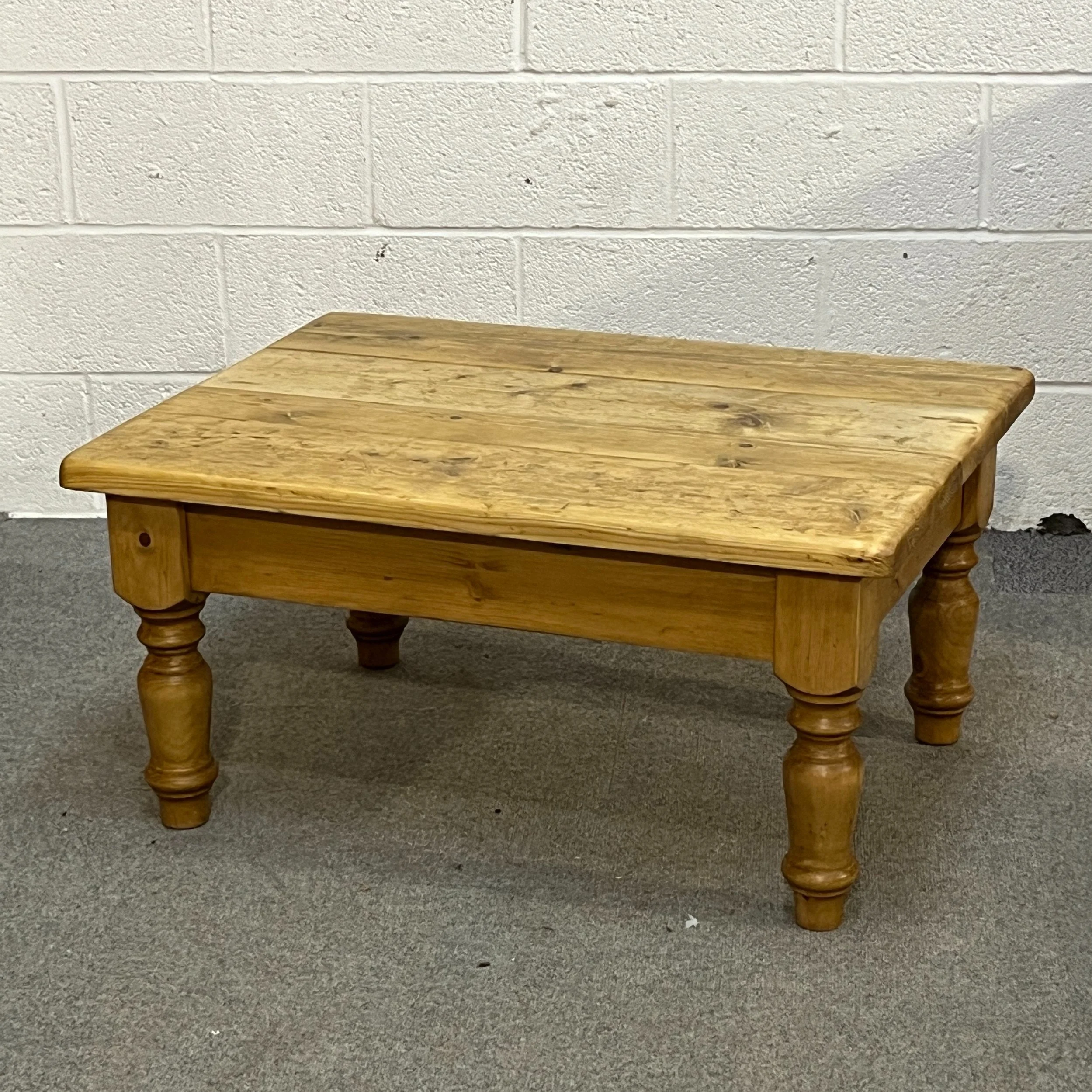 Pine Coffee Table Made From Old Boards